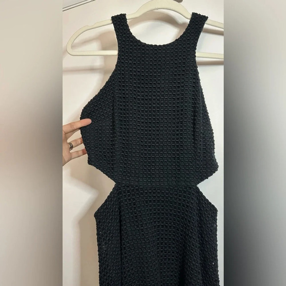Club Monaco Black Cutout Dress Size 0 - Picture 4 of 11